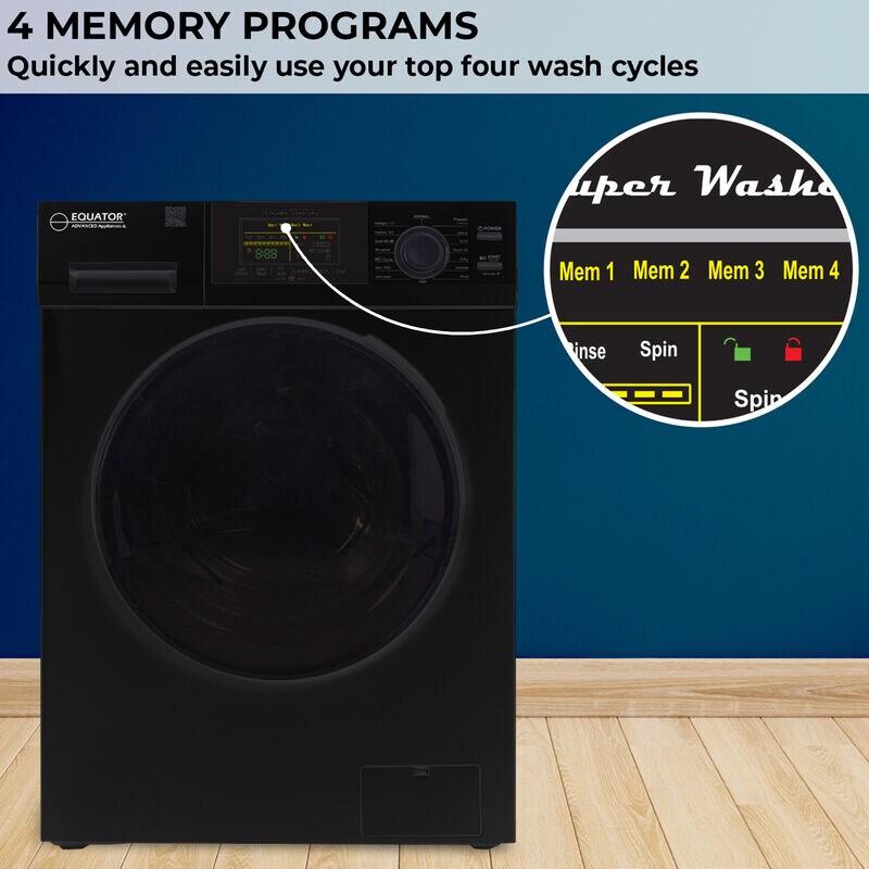 Equator 24 in. 1.6 cu. ft. Front Load Washer with Winterize, Allergen, Pet & Sanitize Cycle