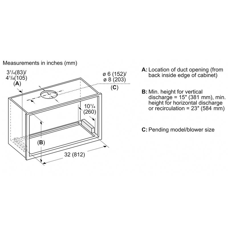 Thermador Masterpiece Series 36 in. Smart Convertible Standard Style Range Hood with 600 CFM, 4 Fan Speeds & 2 LED Lights - Stainless Steel, , hires