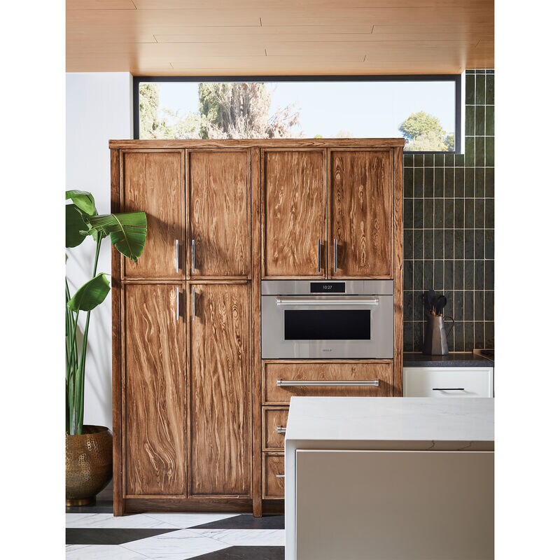 Wolf M Series 30 in. 2.4 cu. ft. Steam Electric Single Wall Oven with Dual Convection - Stainless Steel, , hires