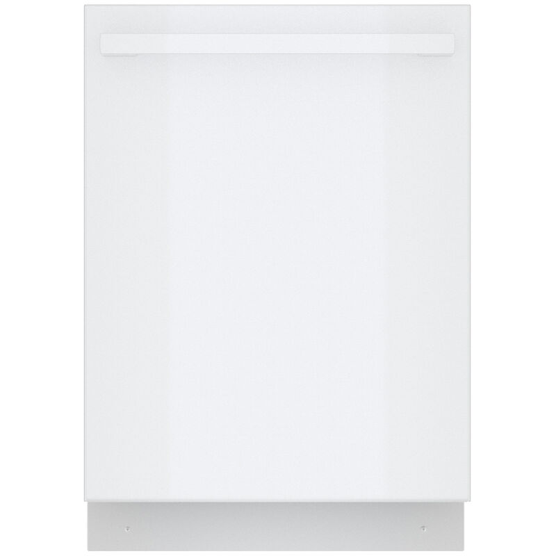 Bosch 100 Series Premium 24 in. Top Control Smart Dishwasher with 46 dBa Sound Level, 3rd-Rack & PureDry - White, , hires