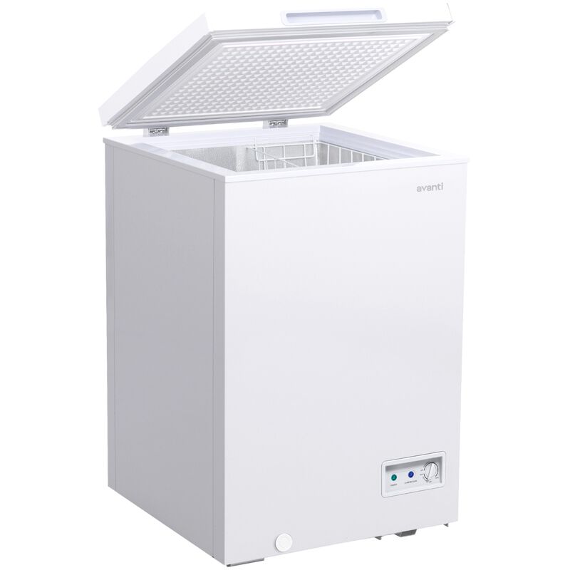 Avanti 25 in. 5.0 cu. ft. Garage-Ready Compact Chest Freezer - White, , hires