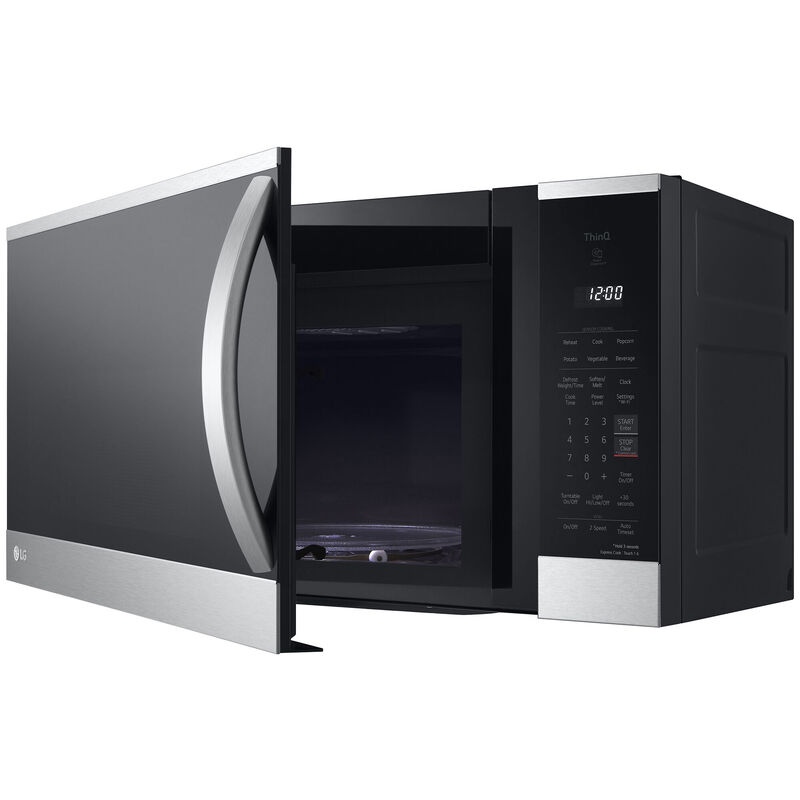 LG 30 in. 1.8 cu. ft. Over-the-Range Smart Microwave with 10 Power Levels, 300 CFM & Sensor Cooking Controls - PrintProof Stainless Steel, , hires