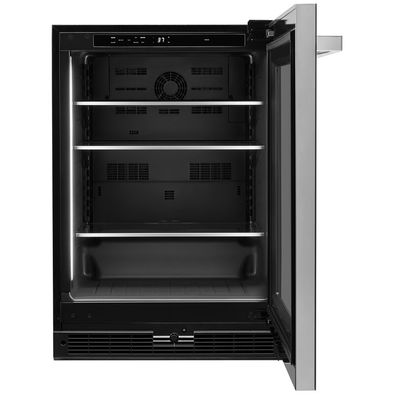JennAir Noir 24 in. 5.2 cu. ft. Built-In Undercounter Refrigerator - Black, , hires