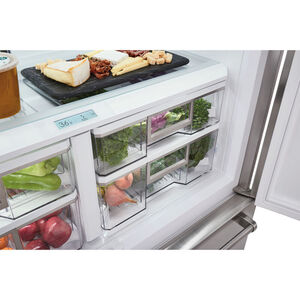 Sub-Zero Classic Series 48 in. Built-In 28.9 cu. ft. Smart French Door Refrigerator with Tubular Handles & Internal Water Dispenser - Stainless Steel, , hires