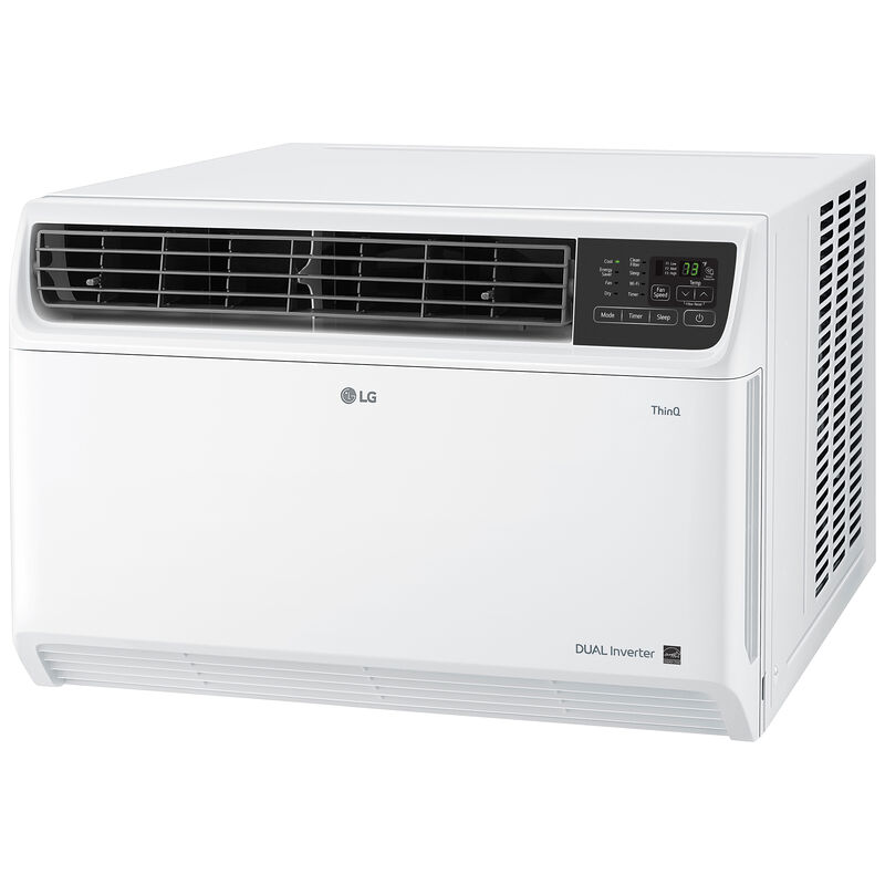 LG 23,500 BTU 230V Smart Energy Star Window/Wall Air Conditioner with Dual Inverter, 3 Fan Speeds, Sleep Mode & Remote Control - White, , hires