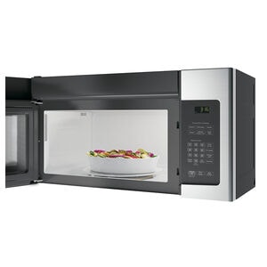 GE 30 in. 1.6 cu. ft. 950W Over-the-Range Microwave with 300 CFM - Stainless Steel, Stainless Steel, hires