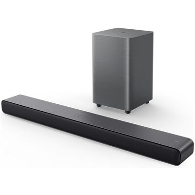TCL S Class 2.1 Channel Dolby Atmos Sound Bar with Bluetooth & Wireless Subwoofer - Black | S55H