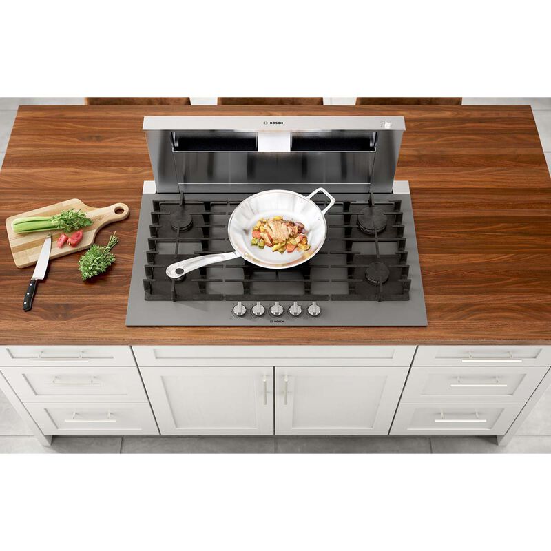 Bosch Benchmark Series 36" Gas Cooktop with 5 Sealed Burners Dark