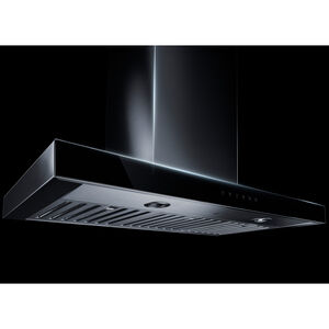 JennAir 36 in. Convertible Chimney Style Range Hood with 550 CFM, 4 Fan Speeds & 2 LED Lights - Stainless Steel, , hires