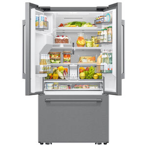 Samsung Bespoke 36 in. 24.0 cu. ft. Smart Counter Depth French Door Refrigerator with Ice & Water Dispenser - Fingerprint Resistant Stainless Steel, , hires