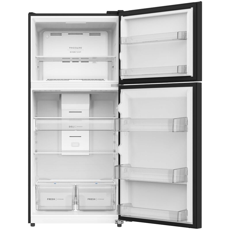 Frigidaire 30 in. 21.6 cu. ft. Garage-Ready Top Freezer Refrigerator - Black, , hires
