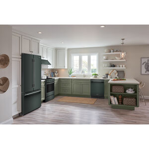 KitchenAid 36 in. 24.3 cu. ft. Counter Depth French Door Refrigerator with Internal Water Dispenser - Juniper, Juniper, hires