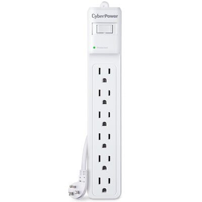 CyberPower B6012 Surge Protector - White | B6012