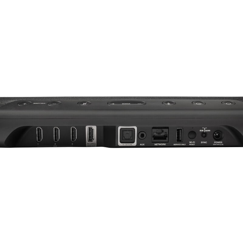 Polk 7.1.2 Channel Dolby Atmos Bluetooth & Wi-Fi Sound Bar with Wireless Rear Speakers & Subwoofer - Black, , hires