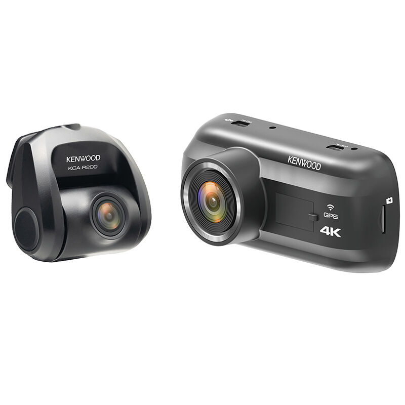 Kenwood 4K Ultra HD Front & Rear Dash Cam w/3" display, Wi-Fi, and GPS, , hires