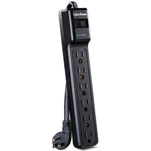 CyberPower B604BK Surge Protector - Black, , hires