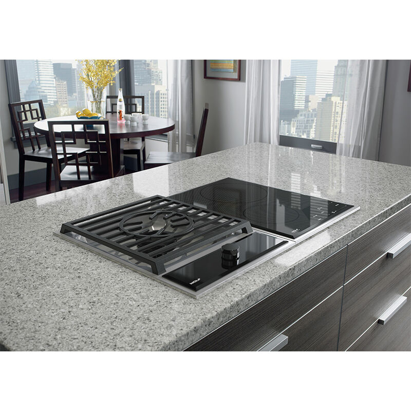 Wolf Transitional 15 in. 1-Burner Natural Gas Cooktop with Power Burner - Stainless Steel, , hires