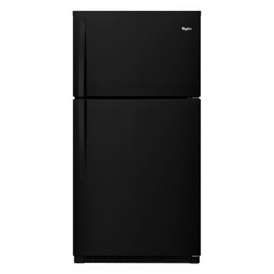 Whirlpool 33 in. 21.3 cu. ft. Top Freezer Refrigerator - Black | WRT541SZDB