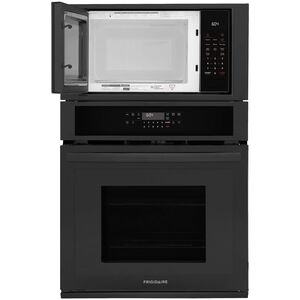 Frigidaire 27 in. 5.4 cu. ft. Electric Microwave/Wall Oven Combo with Standard Convection & Sensor Cooking - Black, , hires
