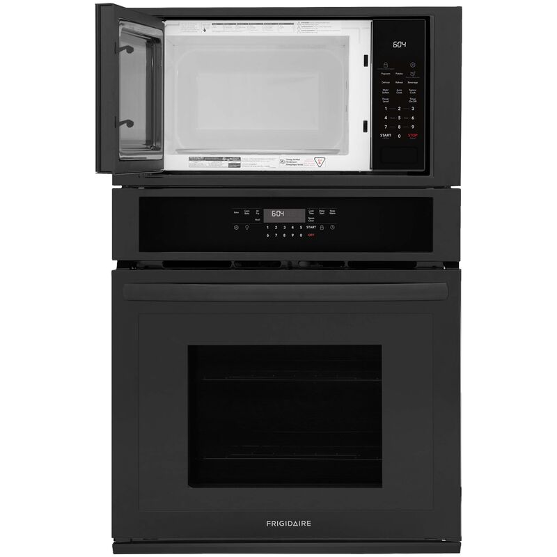 Frigidaire 27 in. 5.4 cu. ft. Electric Microwave/Wall Oven Combo with Standard Convection & Sensor Cooking - Black, , hires