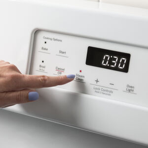 GE 30 in. 5 cu. ft. Gas Range with 5 Sealed Burners & Griddle - White, White, hires