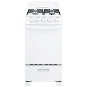 Hotpoint 20 in. 2.3 cu. ft. Gas Range with 4 Sealed Burners - White, , hires