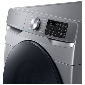 Samsung 27 in. 4.5 cu. ft. Smart Stackable Front Load Washer with Super Speed Wash, Sanitize & Steam Wash Cycle - Platinum, Platinum, hires