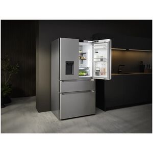 Liebherr Prime Series 36 in. 19.1 cu. ft. Smart Counter Depth 4-Door French Door Refrigerator with Ice & Water Dispenser - Stainless Steel, , hires