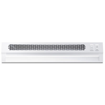 Summit 20 in. Ductless Slide-Out Style Range Hood with 2 Fan Speeds & 2 LED Lights - White | HRTX20WPTC