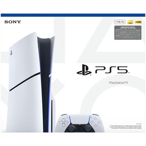 Sony PlayStation 5 Physical Slim Console - 1TB - White, , hires
