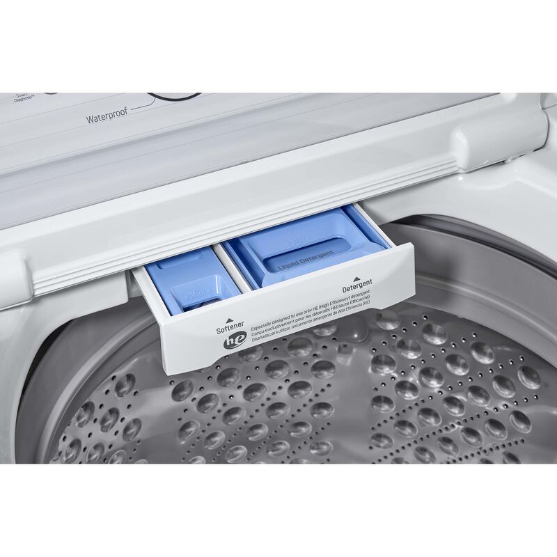 LG 27 in. 4.5 cu. ft. Top Load Washer with TurboDrum Technology - White, , hires
