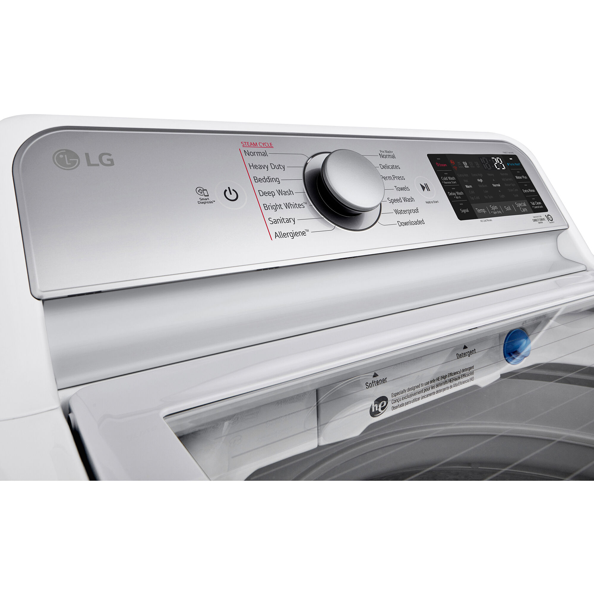 LG 27 in. 5.5 cu. ft. Smart Top Load Washer with TurboWash3D