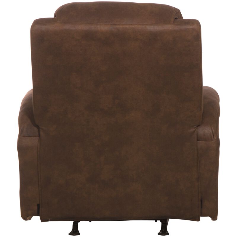 Catnapper Kyle Rocker Recliner with Dual Cupholders - Walnut, Walnut, hires