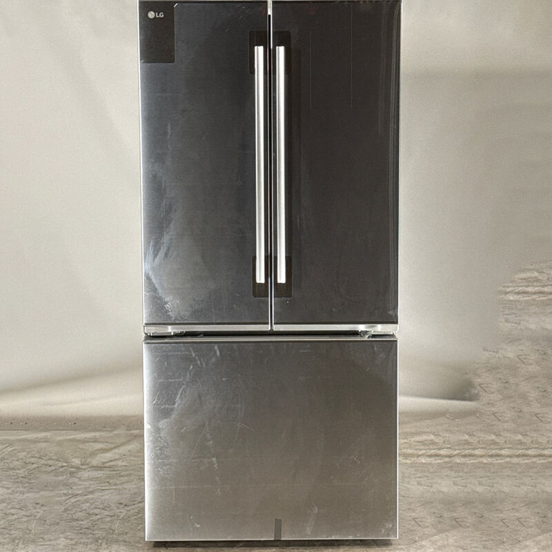 LG 33 in. 25.1 cu. ft. Smart French Door Refrigerator with Ice Maker - PrintProof Stainless Steel (Open Box Good Condition), , hires