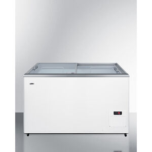 Summit 43 in. 11.7 cu. ft. Chest Freezer with Glass Top Doors & Digital Controls - White, , hires