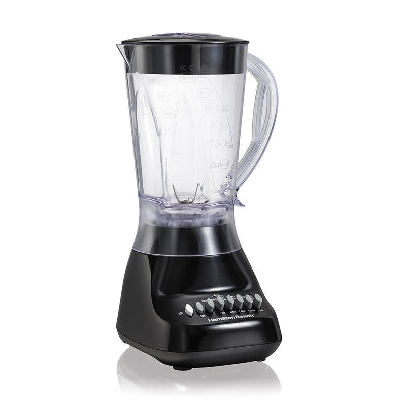Hamilton Beach 56 Oz. 10-Speed Countertop Blender with Plastic Jar - Black, , hires