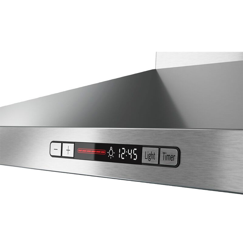 Bosch 300 Series 36 in. Convertible Chimney Style Range Hood with 300 CFM, 3 Fan Speeds & 2 LED Lights - Stainless Steel, , hires