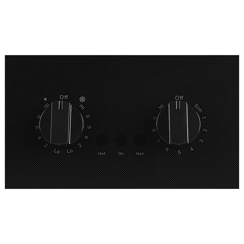 GE 21 in. 2-Burner Electric Cooktop with Simmer Burner - Black, , hires