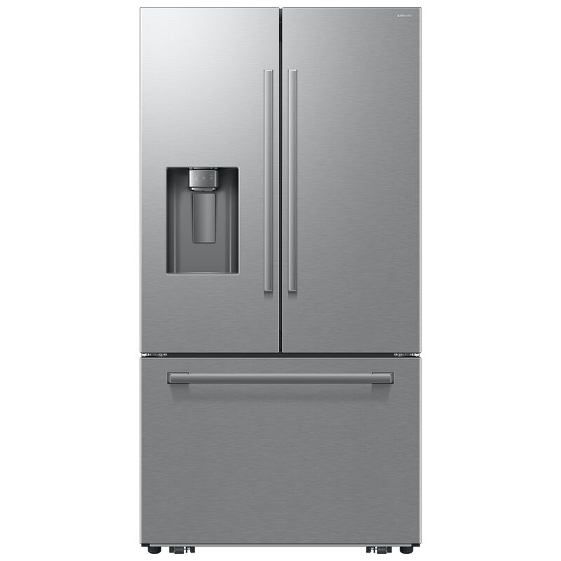 Samsung Bespoke 36 in. 29.0 cu. ft. Smart French Door Refrigerator with Ice & Water Dispenser - Fingerprint Resistant Stainless Steel, , hires