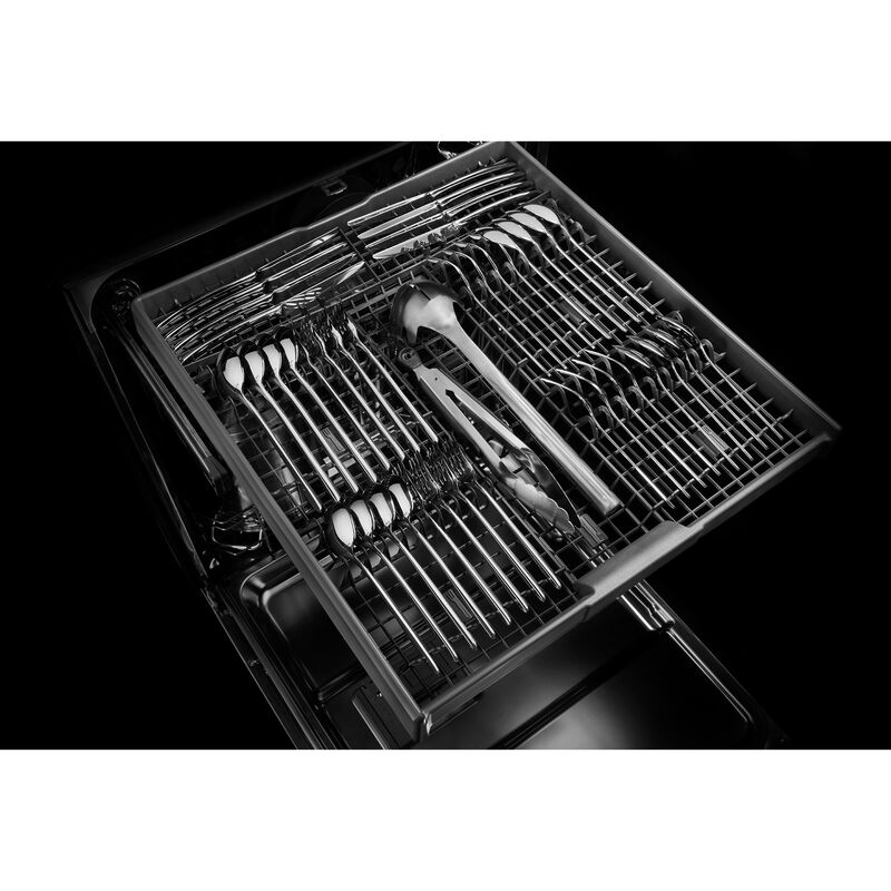 JennAir Noir 24 in. Top Control Dishwasher with 39 dBa Sound Level, 3rd-Rack & Precision Dry Plus Option - Stainless Steel, , hires