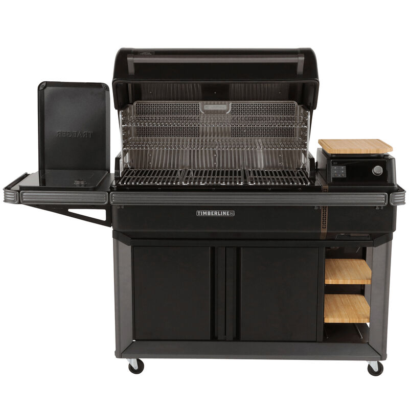 Traeger Timberline XL Wood Pellets Grill with Side Burner - Black, , hires