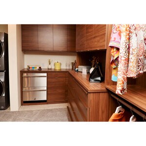 JennAir Rise 24 in. 4.7 cu. ft. Double Refrigerator & Freezer Drawer - Stainless Steel, , hires