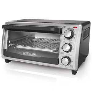 Black & Decker 4-Slice Toaster Oven White/Stainless  - Best Buy