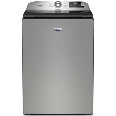 Maytag Pet Pro 27 in. 5.3 cu. ft. Smart Top Load Washer with Impeller & Sanitize with Oxi - Classic SIlver | MTW7200RR