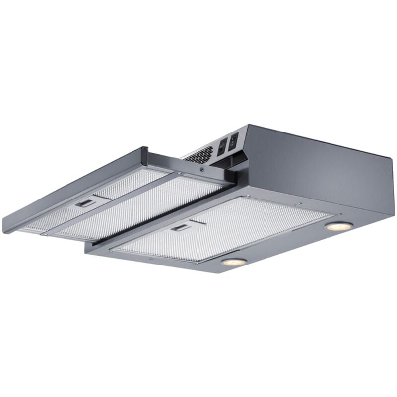 Summit 20 in. Ductless Slide-Out Style Range Hood with 2 Fan Speeds & 2 LED Lights - Stainless Steel, , hires