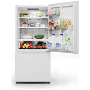 Midea 30 in. 18.7 cu. ft. Garage-Ready Bottom Freezer Refrigerator - White, , hires
