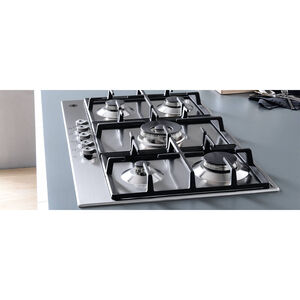 Bertazzoni Professional Series 36 in. 5-Burner Natural Gas Cooktop with Simmer Burner & Power Burner - Stainless Steel, , hires