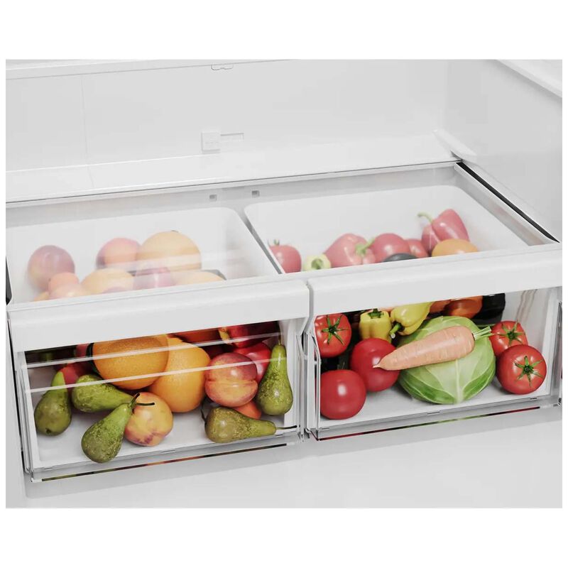 Midea 30 in. 18.7 cu. ft. Garage-Ready Bottom Freezer Refrigerator - White, , hires