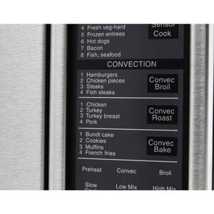 Viking 5 Series 25 in. 1.5 cu. ft. 900W Countertop/Built-In (Convertible) Microwave with Convection & Sensor Cooking - Stainless Steel, , hires