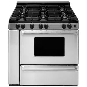 Premier Pro Series 36 in. 3.9 cu. ft. Gas Range with 6 Sealed Burners & Griddle - Stainless Steel, , hires